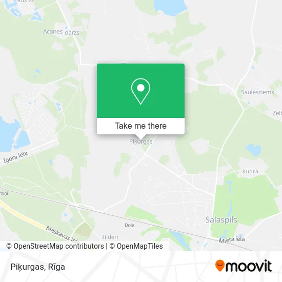 Карта Piķurgas