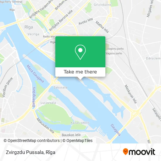 Zvirgzdu Pussala map