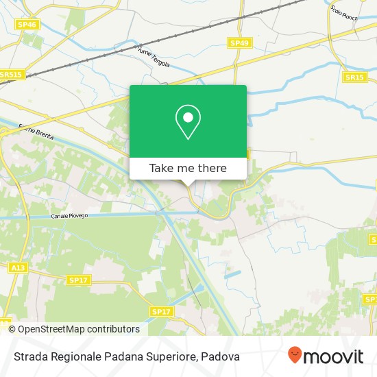 Strada Regionale Padana Superiore map