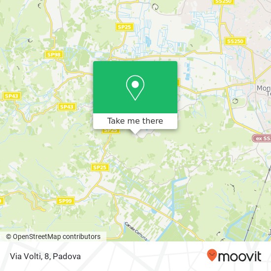Via Volti, 8 map