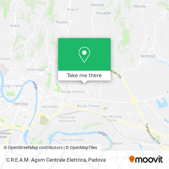 C.R.E.A.M. Agsm Centrale Elettrica map