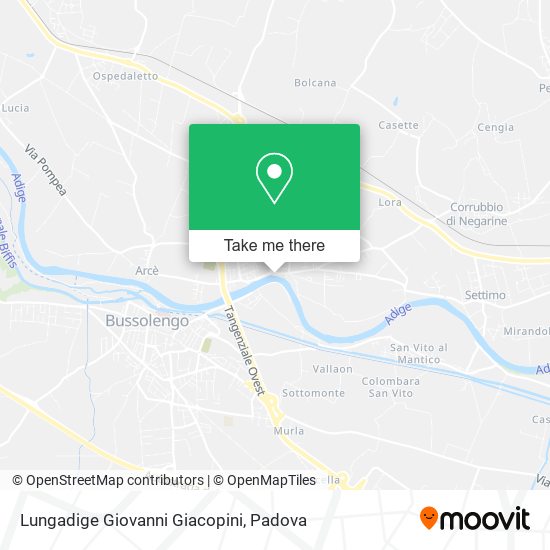 Lungadige Giovanni Giacopini map