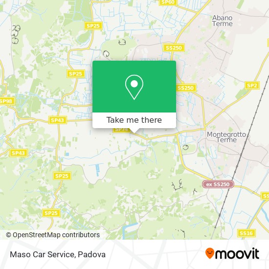 Maso Car Service map