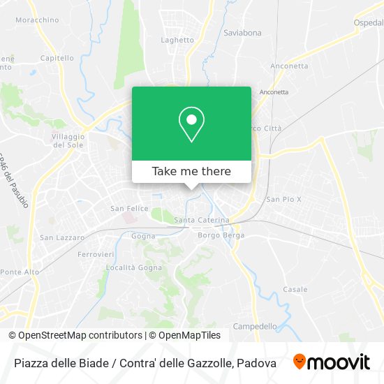 Piazza delle Biade / Contra' delle Gazzolle map