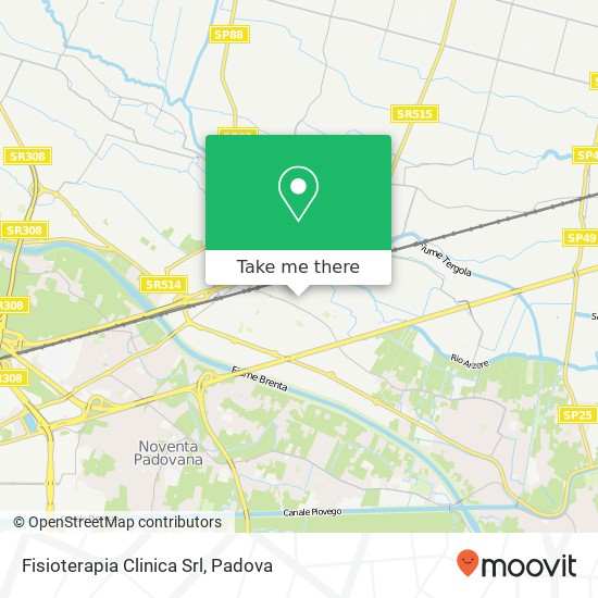 Fisioterapia Clinica Srl map