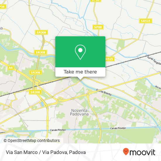 Via San Marco / Via Padova map