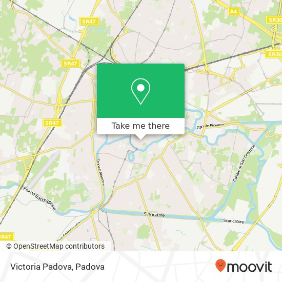 Victoria Padova map