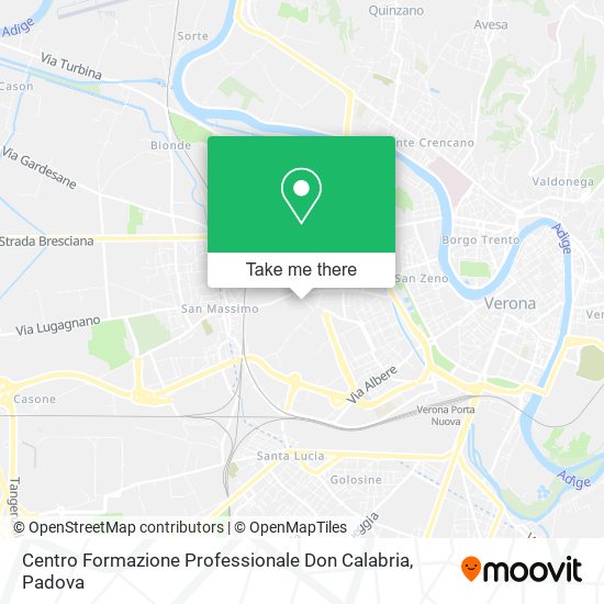 Centro Formazione Professionale Don Calabria map