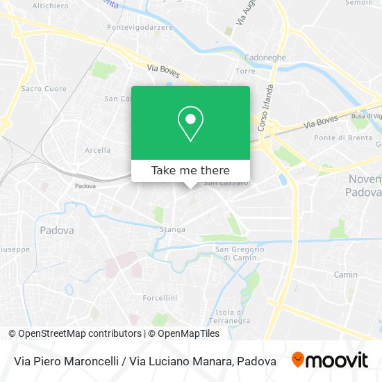 Via Piero Maroncelli / Via Luciano Manara map