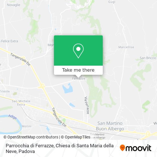 Parrocchia di Ferrazze, Chiesa di Santa Maria della Neve map