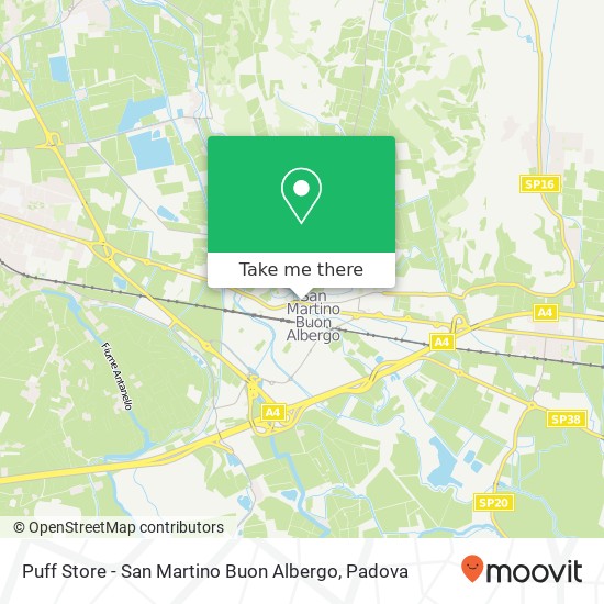 Puff Store - San Martino Buon Albergo map