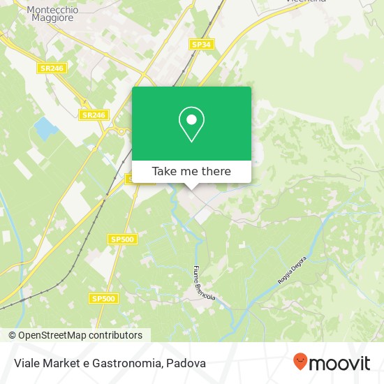 Viale Market e Gastronomia map