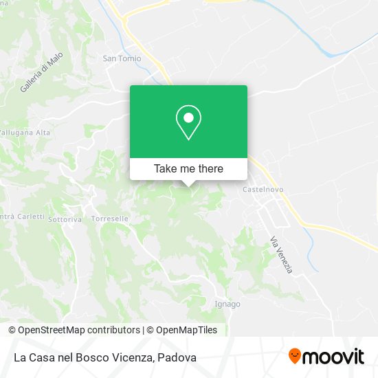 La Casa nel Bosco Vicenza map