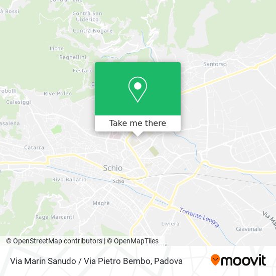 Via Marin Sanudo / Via Pietro Bembo map