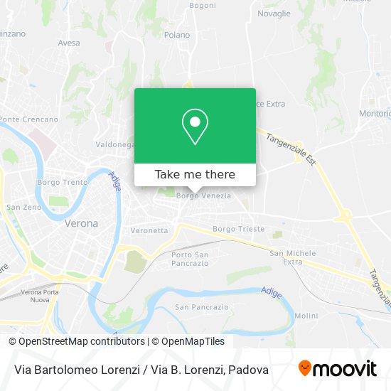 Via Bartolomeo Lorenzi / Via B. Lorenzi map