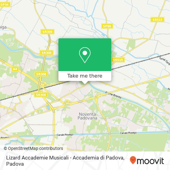 Lizard Accademie Musicali - Accademia di Padova map