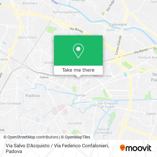Via Salvo D'Acquisto / Via Federico Confalonieri map
