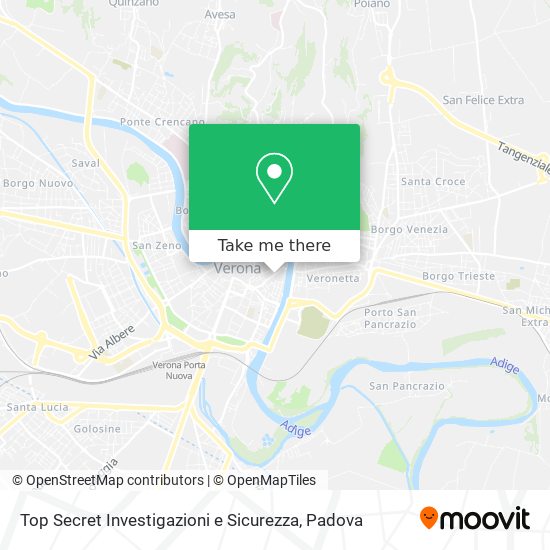 Top Secret Investigazioni e Sicurezza map