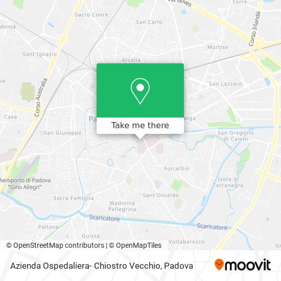 Azienda Ospedaliera- Chiostro Vecchio map