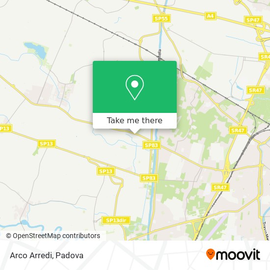 Arco Arredi map