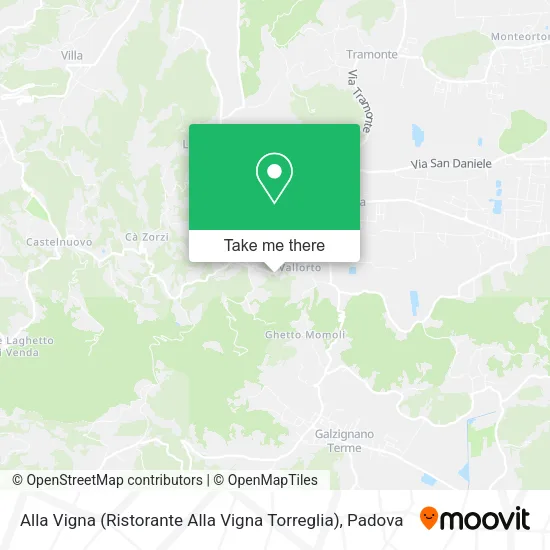 Alla Vigna (Ristorante Alla Vigna Torreglia) map