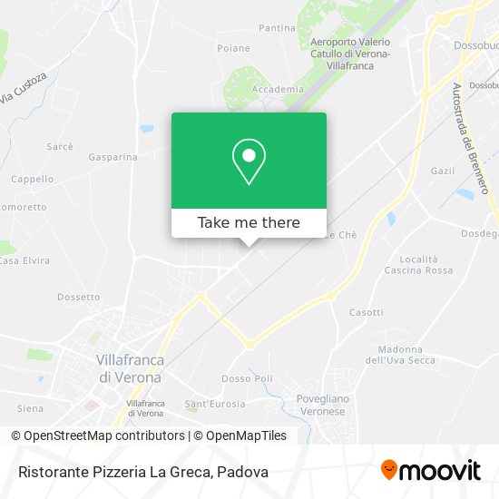 Ristorante Pizzeria La Greca map
