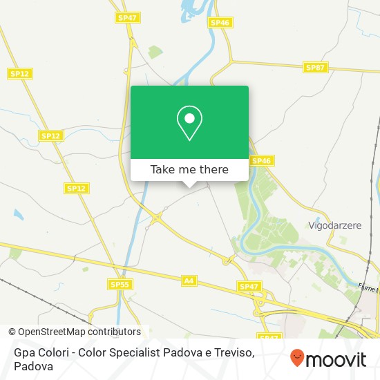 Gpa Colori - Color Specialist Padova e Treviso map