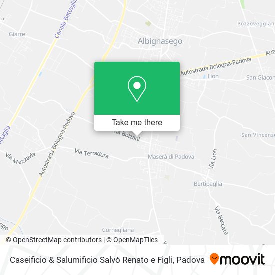 Caseificio & Salumificio Salvò Renato e Figli map