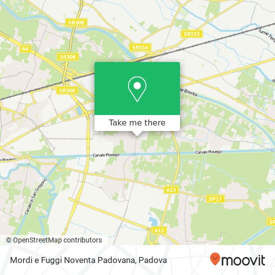 Mordi e Fuggi Noventa Padovana map