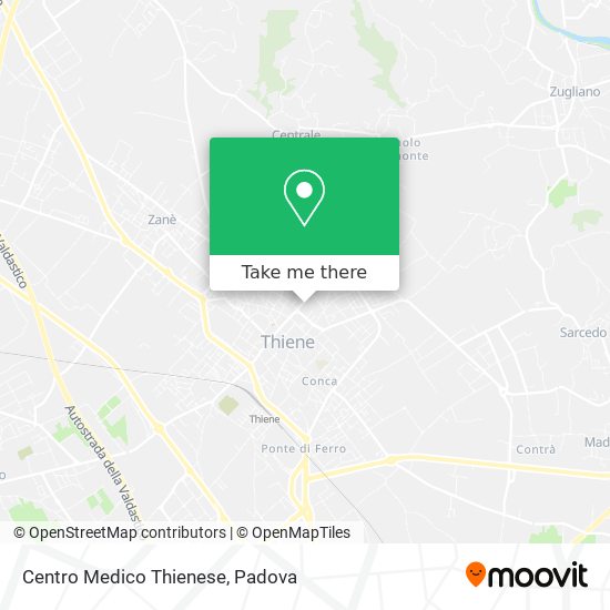 Centro Medico Thienese map