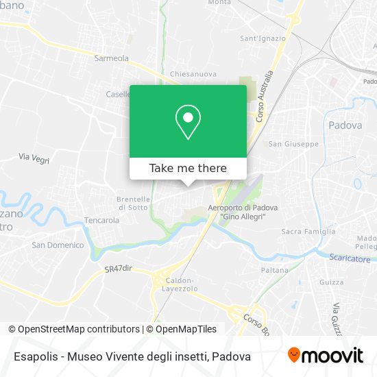 Esapolis - Museo Vivente degli insetti map