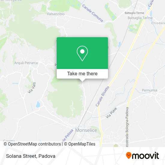Solana Street map