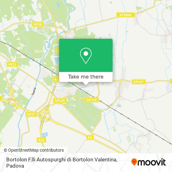 Bortolon F.lli Autospurghi di Bortolon Valentina map