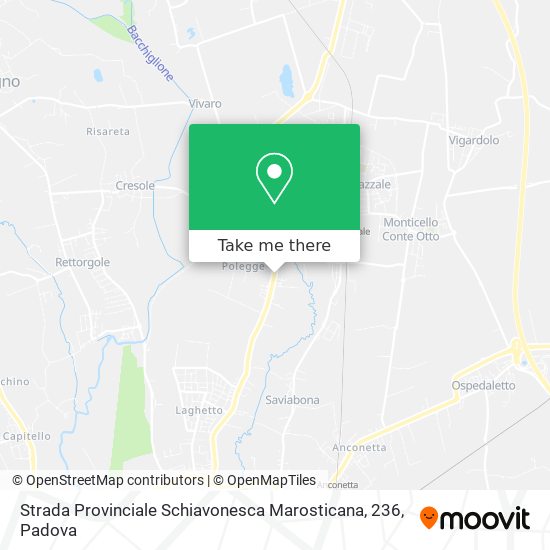 Strada Provinciale Schiavonesca Marosticana, 236 map