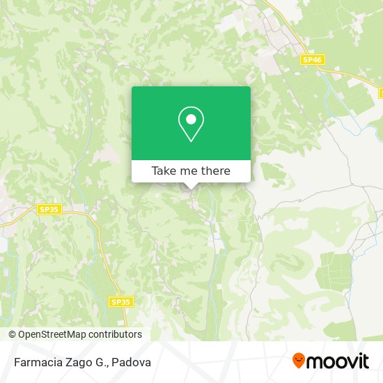 Farmacia Zago G. map