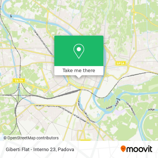 Giberti Flat - Interno 23 map