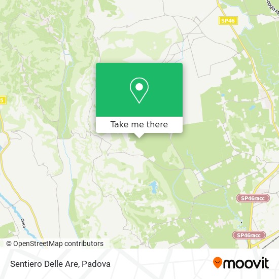 Sentiero Delle Are map