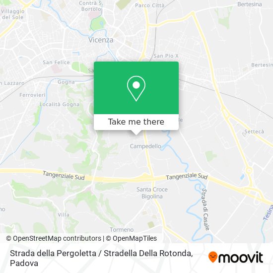 Strada della Pergoletta / Stradella Della Rotonda map
