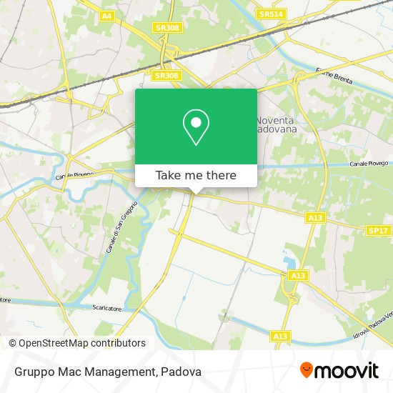 Gruppo Mac Management map