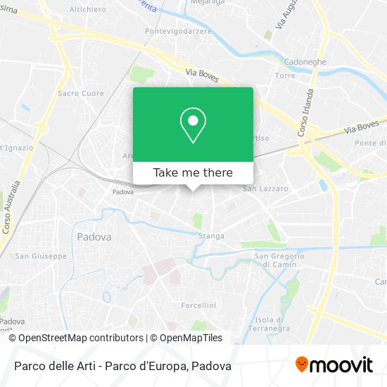 Parco delle Arti - Parco d'Europa map