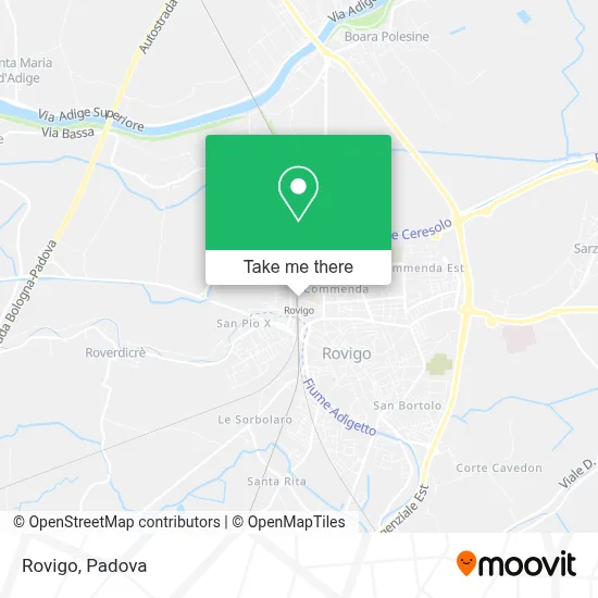Rovigo map