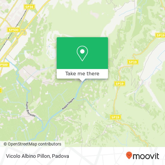 Vicolo Albino Pillon map