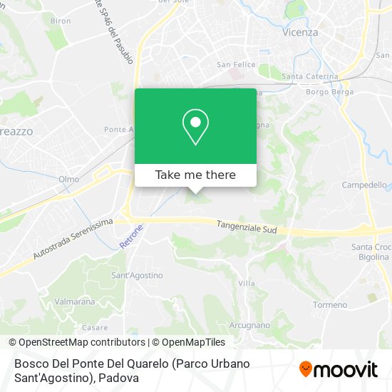 Bosco Del Ponte Del Quarelo (Parco Urbano Sant'Agostino) map