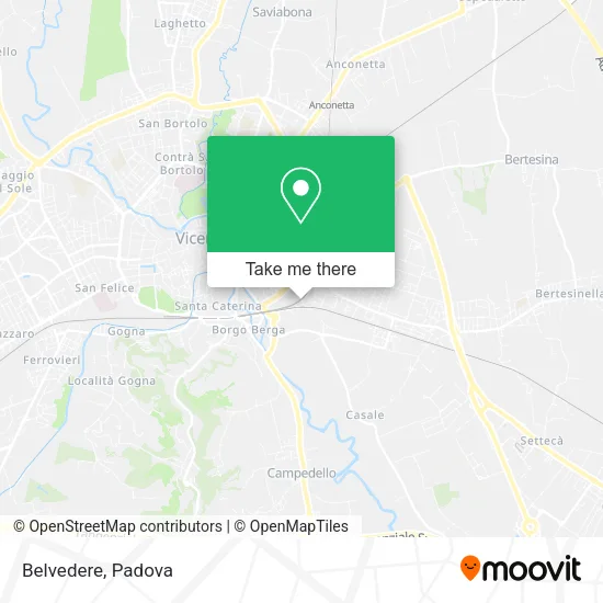 Belvedere map