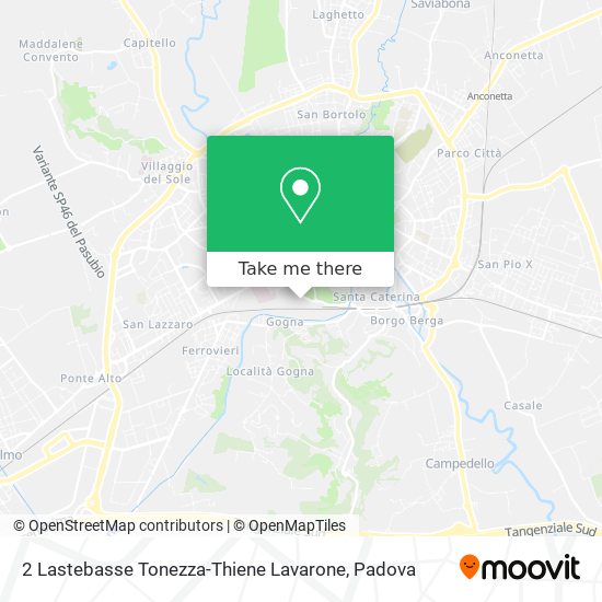 2 Lastebasse Tonezza-Thiene Lavarone map