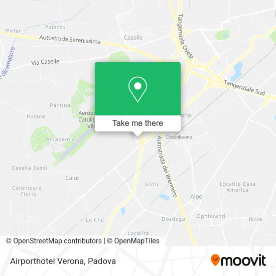 Airporthotel Verona map