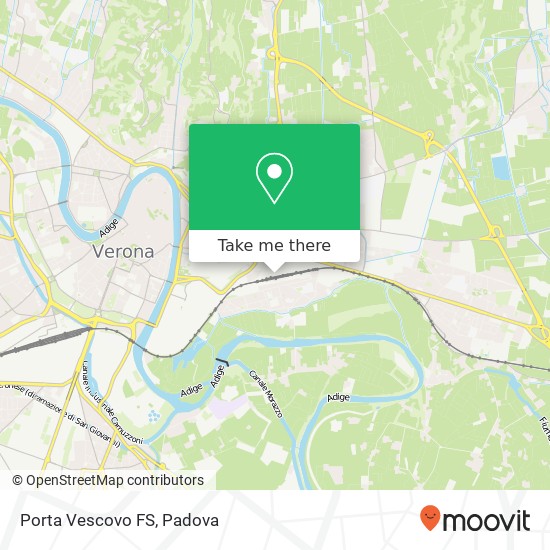 Porta Vescovo FS map