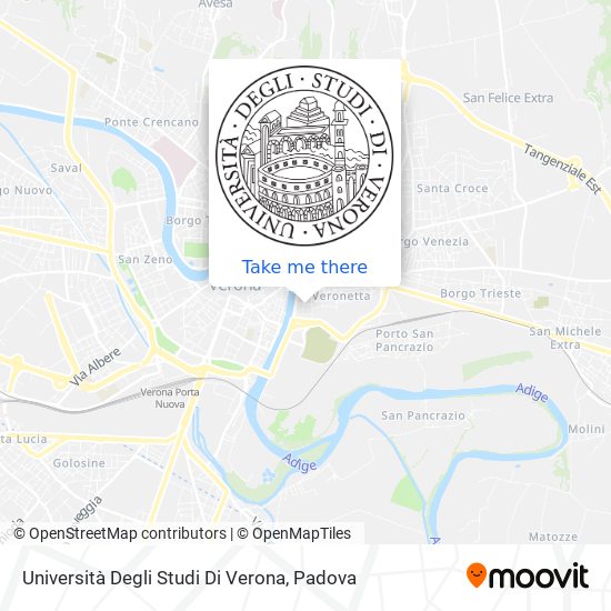 Università Degli Studi Di Verona map