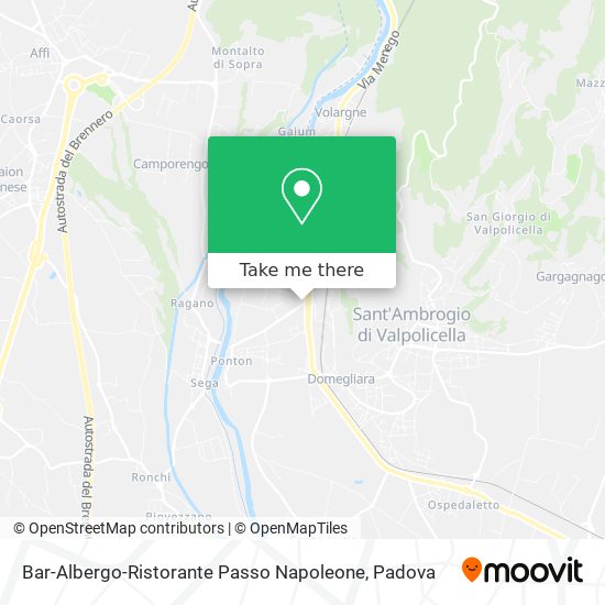 Bar-Albergo-Ristorante Passo Napoleone map