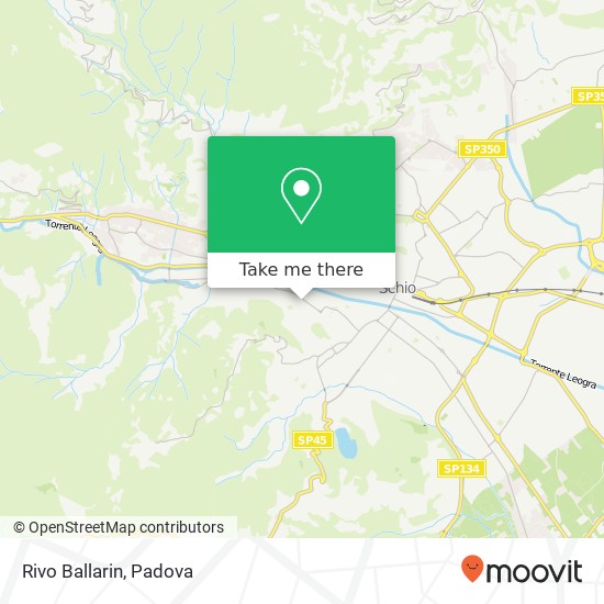 Rivo Ballarin map